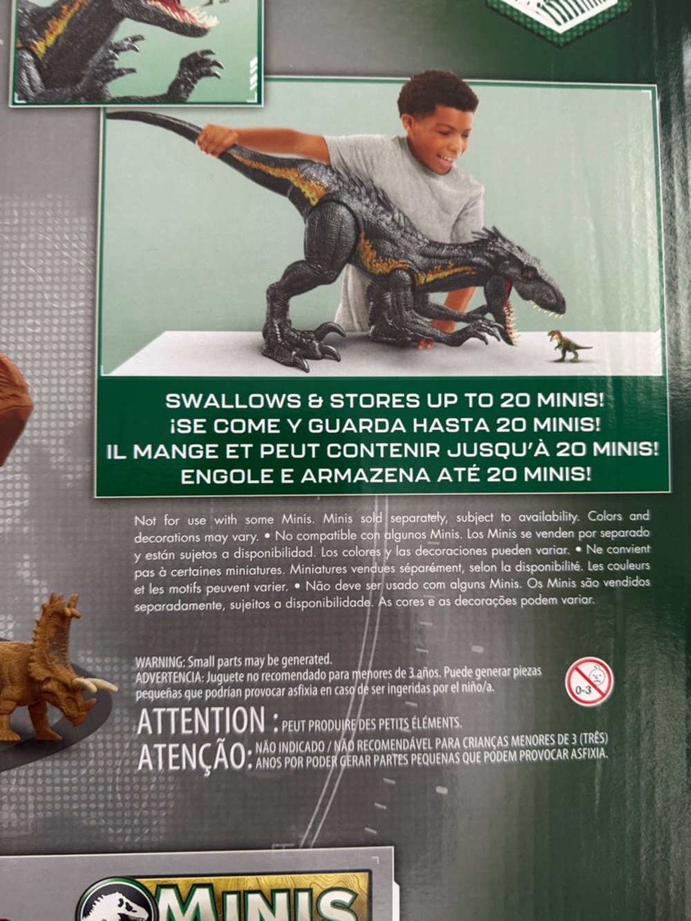 Super Colossal Indoraptor Toy Jurassic World dinosaur action figure new in box - Picture 6 of 8